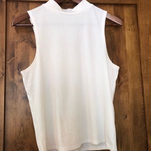 Ally white classic top